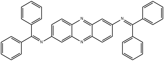 N2,N7-bis(diphenylmethylene)phenazine-2,7-diamine Structure