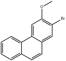 2-Bromo-3-methoxyphenanthrene Structure