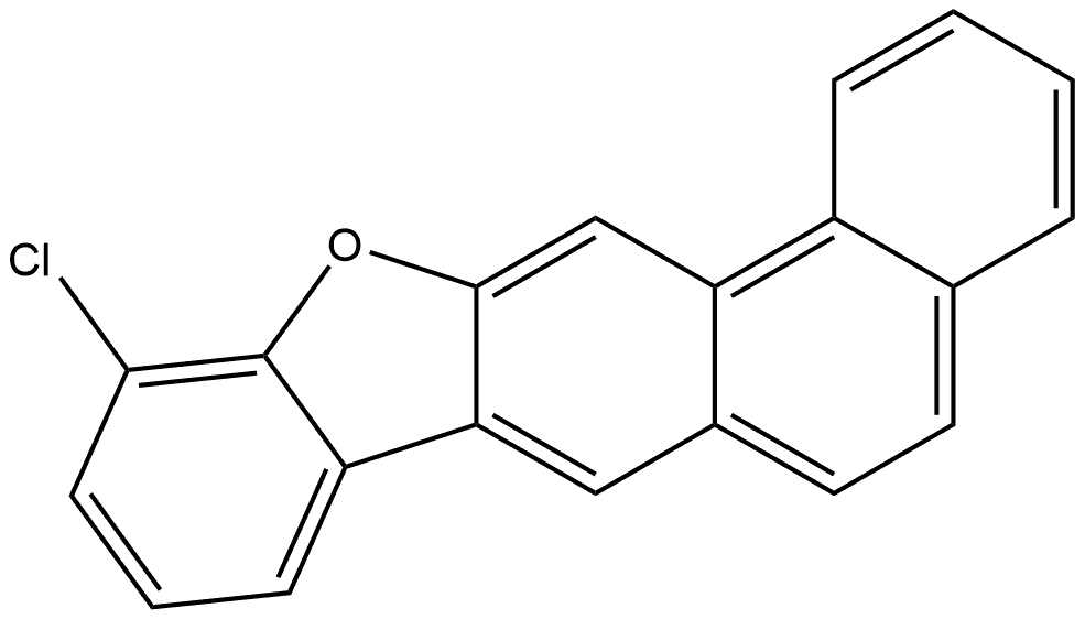 11-Chlorobenzo[b]phenanthro[2,3-d]furan Structure