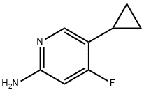 5-Cyclopropy-4-fluoro-2 pyridinamine Structure