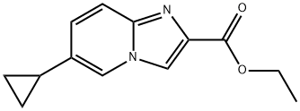 ethyl 6-cyclopropylimidazo[1,2-a]pyridine-2-carboxylate Structure