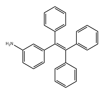 Benzenamine, 3-(1,2,2-triphenylethenyl)- Structure