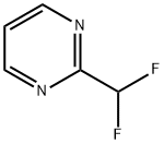 Pyrimidine, 2-(difluoromethyl)- Structure