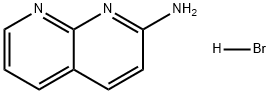 1,8-Naphthyridin-2-amine, hydrobromide (1:1) 구조식 이미지