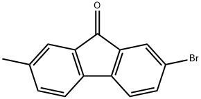 9H-Fluoren-9-one, 2-bromo-7-methyl- Structure