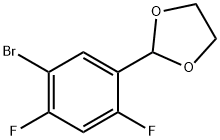 1,3-Dioxolane, 2-(5-bromo-2,4-difluorophenyl)- Structure