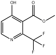 3-Pyridinecarboxylic acid, 4-hydroxy-2-(trifluoromethyl)-, methyl ester Structure