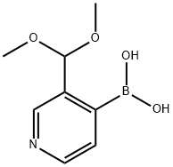 3-(Dimethoxymethyl)pyridine-4-boronic acid Structure