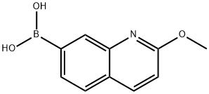 2-Methoxyquinoline-7-boronic acid 구조식 이미지