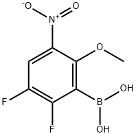 (2,3-Difluoro-6-methoxy-5-nitrophenyl)boronic acid Structure