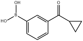 3-(Cyclopropylcarbonyl)phenylboronic acid Structure