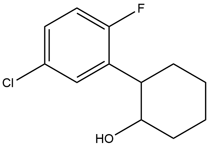 2-(5-chloro-2-fluorophenyl)cyclohexanol Structure