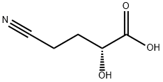 Butanoic acid, 4-cyano-2-hydroxy-, (2R)- Structure