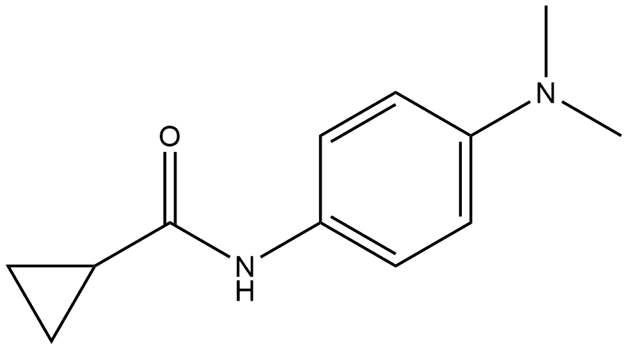 N-[4-(Dimethylamino)phenyl]cyclopropanecarboxamide Structure