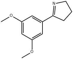 5-(3,5-dimethoxyphenyl)-3,4-dihydro-2H-pyrrole Structure