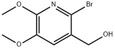 3-Pyridinemethanol, 2-bromo-5,6-dimethoxy- 구조식 이미지