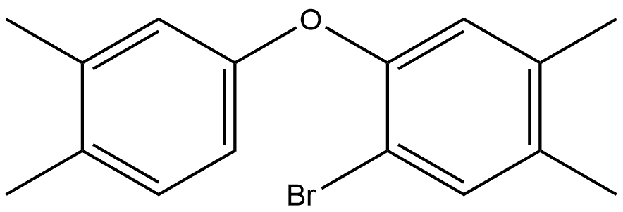 1-Bromo-2-(3,4-dimethylphenoxy)-4,5-dimethylbenzene Structure