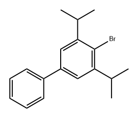 1,1'-Biphenyl, 4-bromo-3,5-bis(1-methylethyl)- Structure