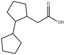 [[1,1'-Bi(cyclopentane)]-2-yl]acetic acid 구조식 이미지