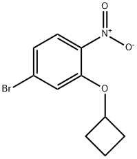 4-bromo-2-cyclobutoxy-1-nitrobenzene Structure