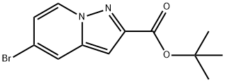 Pyrazolo[1,5-a]pyridine-2-carboxylic acid, 5-bromo-, 1,1-dimethylethyl ester Structure