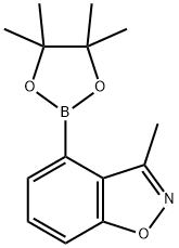 3-methyl-benzodisoxazole-4-boroniic acid picol ester 구조식 이미지