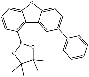 Dibenzofuran, 8-phenyl-1-(4,4,5,5-tetramethyl-1,3,2-dioxaborolan-2-yl)- Structure