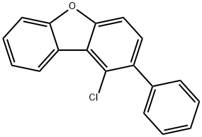 Dibenzofuran, 1-chloro-2-phenyl- Structure