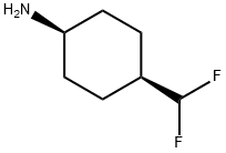 cis-4-Difluoromethyl-cyclohexylamine Structure