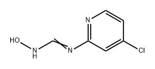 Methanimidamide, N'-(4-chloro-2-pyridinyl)-N-hydroxy- Structure