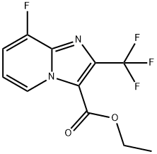 Ethyl 8-fluoro-2-(trifluoromethyl)imidazo(1,2-a)pyridine-3-carboxylate Structure