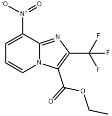 Ethyl 8-nitro-2-(trifluoromethyl)imidazo[1,2-a]pyridine-3-carboxylate Structure