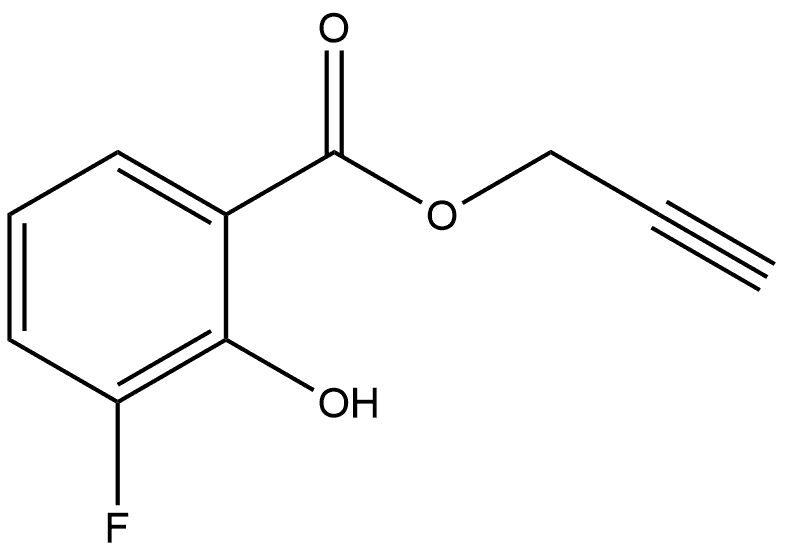 2-Propyn-1-yl 3-fluoro-2-hydroxybenzoate Structure