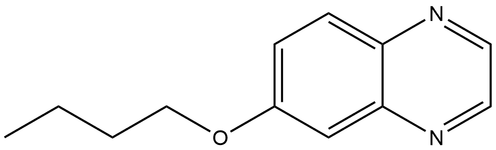 6-Butoxyquinoxaline Structure