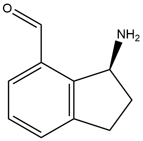 (S)-3-amino-2,3-dihydro-1H-indene-4-carbaldehyde Structure