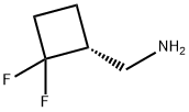 (R)-C-(2,2-Difluoro-cyclobutyl)-methylamine Structure