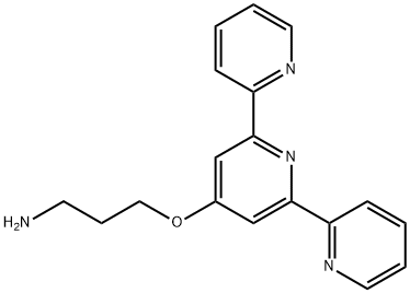 1-Propanamine, 3-([2,2':6',2''-terpyridin]-4'-yloxy)- Structure