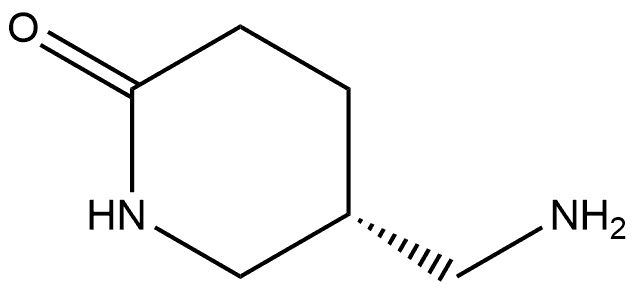 (5R)-5-(Aminomethyl)-2-piperidinone Structure