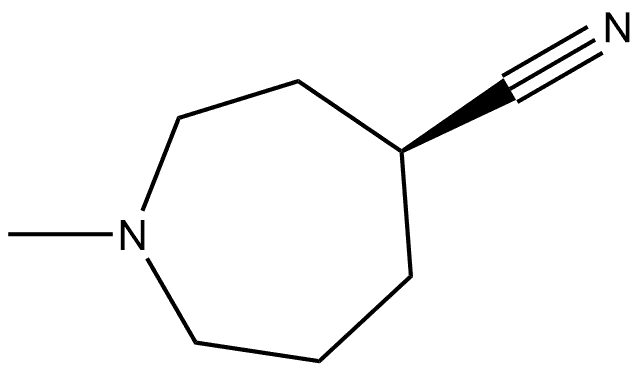 (S)-1-methylazepane-4-carbonitrile Structure