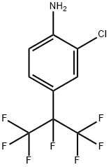 2-Chloro-4-(perfluoropropan-2-yl)aniline Structure