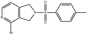 1H-Pyrrolo[3,4-c]pyridine, 4-bromo-2,3-dihydro-2-[(4-methylphenyl)sulfonyl]- Structure