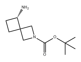 2-Azaspiro[3.3]heptane-2-carboxylic acid, 5-amino-, 1,1-dimethylethyl ester, (5S)- Structure