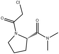 2-Pyrrolidinecarboxamide, 1-(2-chloroacetyl)-N,N-dimethyl-, (2S)- Structure
