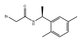 Acetamide, 2-bromo-N-[(1S)-1-(2,5-dimethylphenyl)ethyl]- Structure