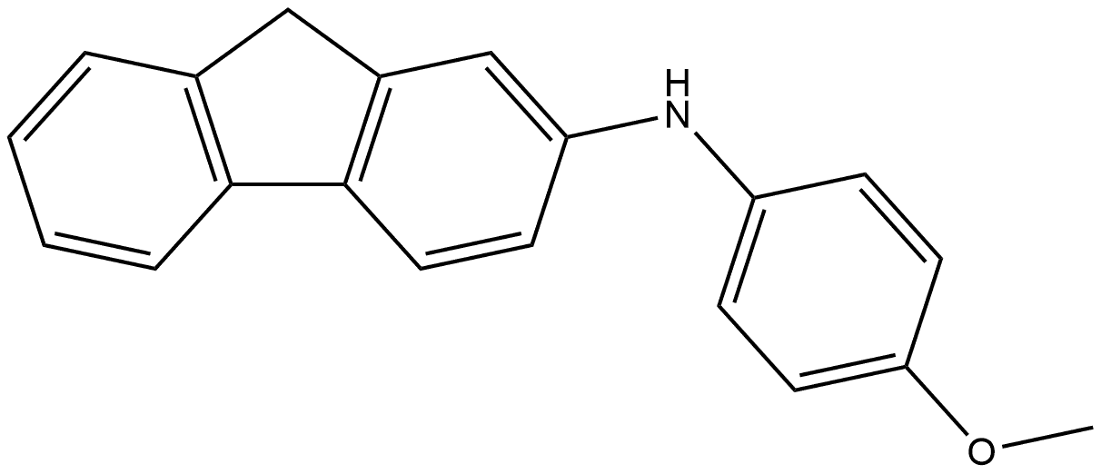 N-(4-Methoxyphenyl)-9H-fluoren-2-amine Structure