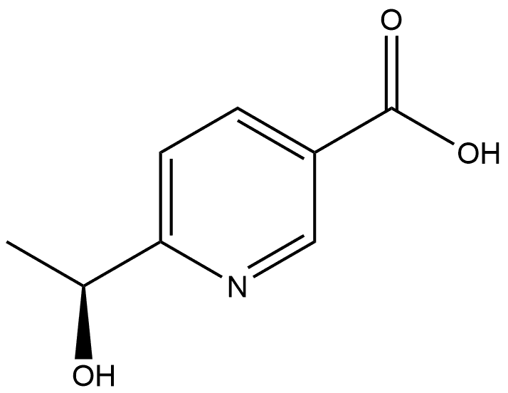 6-[(1S)-1-Hydroxyethyl]-3-pyridinecarboxylic acid Structure
