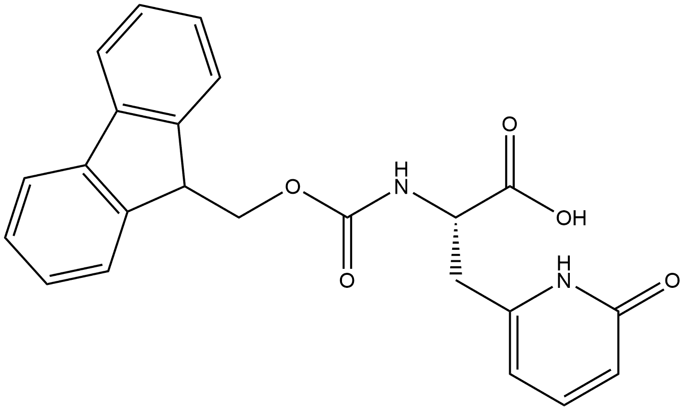 2-Pyridinepropanoic acid, α-(((9H-fluoren-9-ylmethoxy)carbo Structure