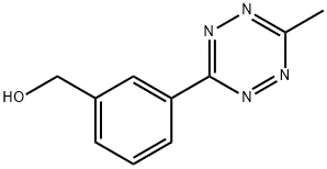 Benzenemethanol, 3-(6-methyl-1,2,4,5-tetrazin-3-yl)- Structure