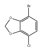 1,3-Benzodioxole, 4-bromo-7-chloro- 구조식 이미지