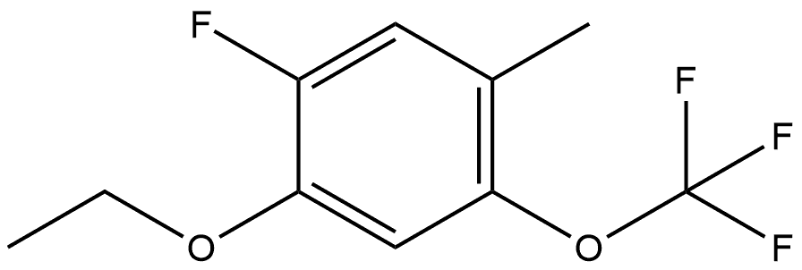 1-Ethoxy-2-fluoro-4-methyl-5-(trifluoromethoxy)benzene Structure